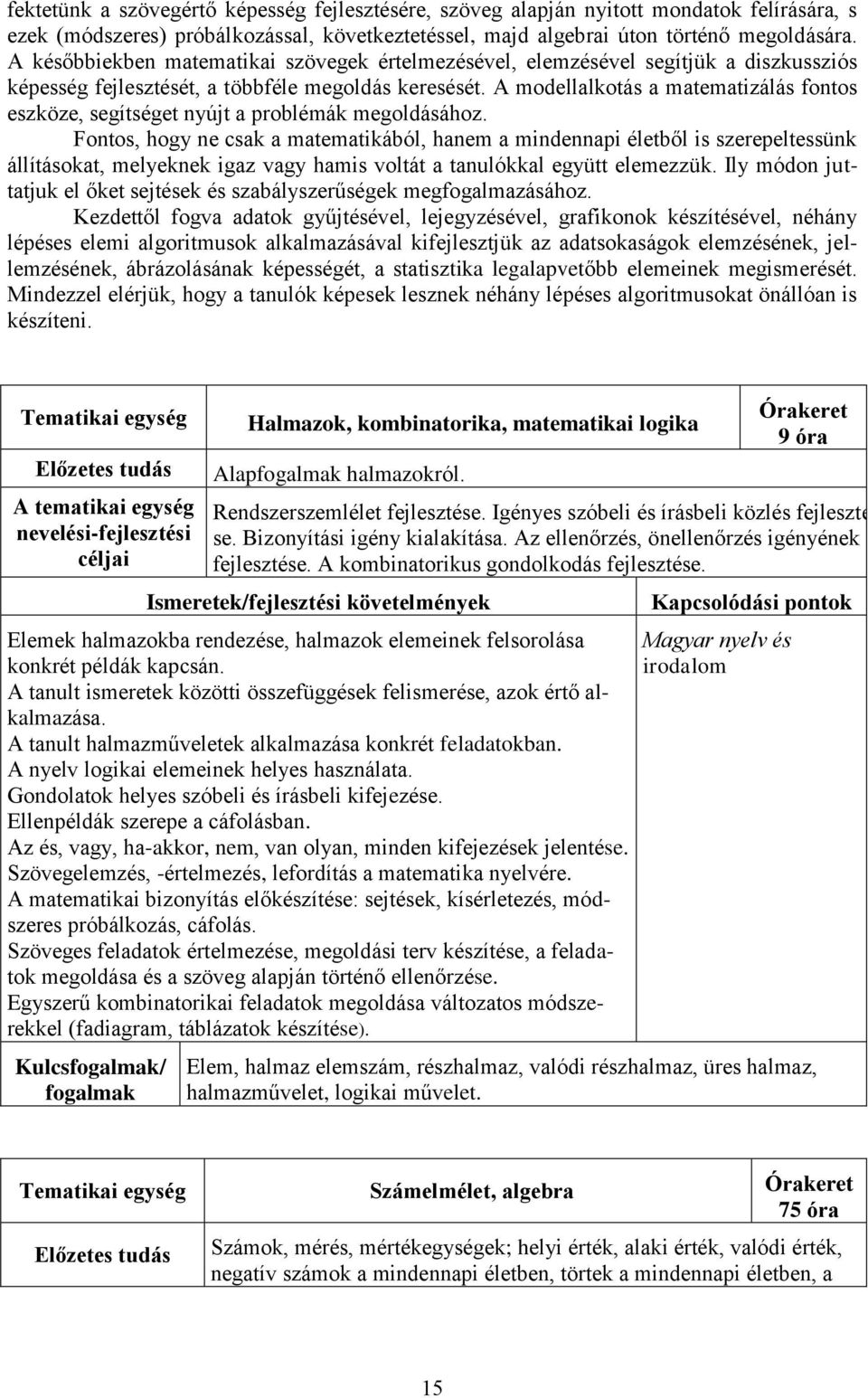 A modellalkotás a matematizálás fontos eszköze, segítséget nyújt a problémák megoldásához.