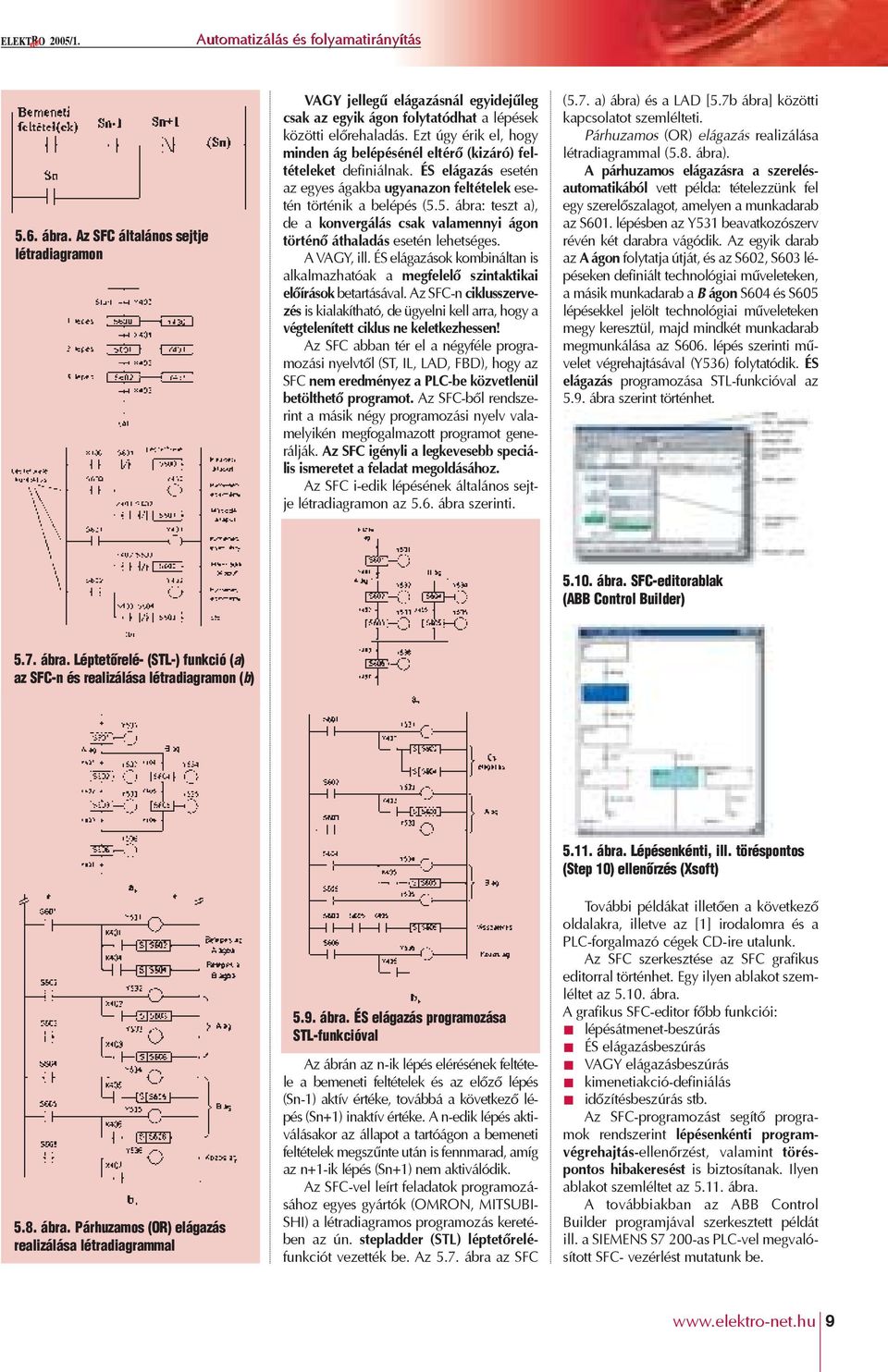 5. ábra: teszt a), de a konvergálás csak valamennyi ágon történô áthaladás esetén lehetséges. A VAGY, ill. ÉS elágazások kombináltan is alkalmazhatóak a megfelelô szintaktikai elôírások betartásával.