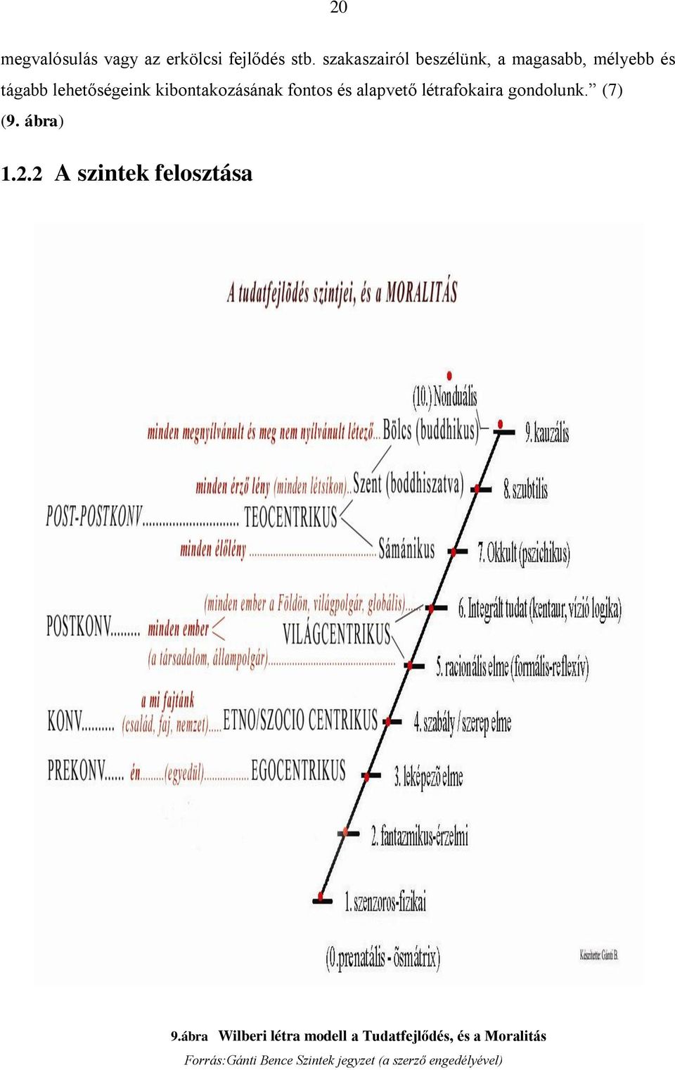 kibontakozásának fontos és alapvető létrafokaira gondolunk. (7) (9. ábra) 1.2.