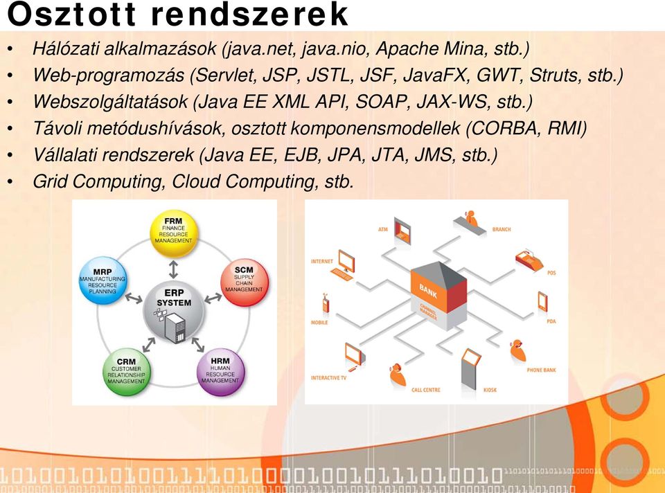 ) Webszolgáltatások (Java EE XML API, SOAP, JAX-WS, stb.