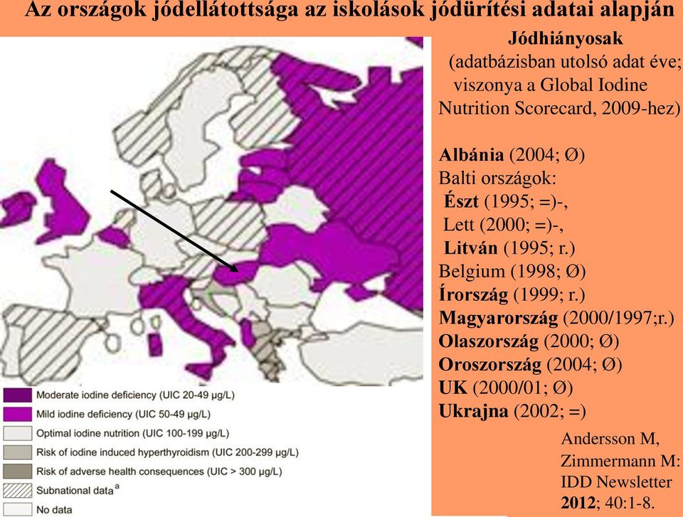 (2000; =)-, Litván (1995; r.) Belgium (1998; Ø) Írország (1999; r.) Magyarország (2000/1997;r.