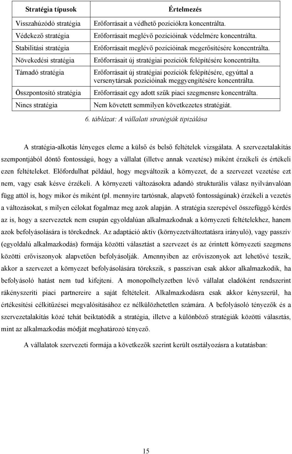 Erőforrásait új stratégiai pozíciók felépítésére koncentrálta. Erőforrásait új stratégiai pozíciók felépítésére, egyúttal a versenytársak pozícióinak meggyengítésére koncentrálta.