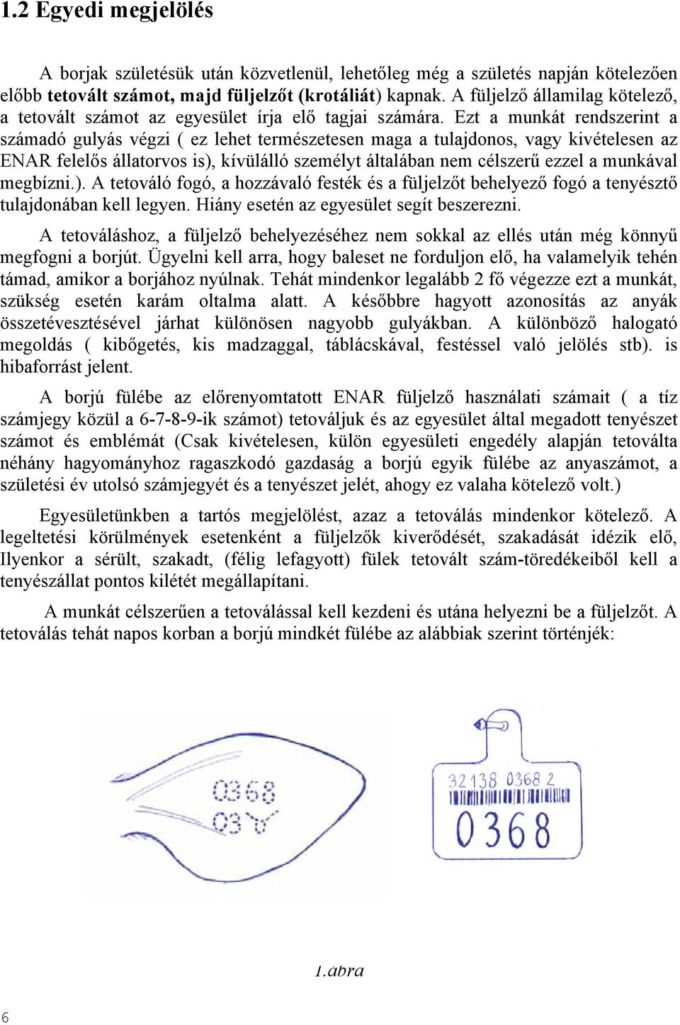 Ezt a munkát rendszerint a számadó gulyás végzi ( ez lehet természetesen maga a tulajdonos, vagy kivételesen az ENAR felelős állatorvos is), kívülálló személyt általában nem célszerű ezzel a munkával