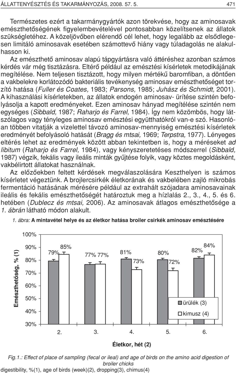 A közeljövôben elérendô cél lehet, hogy legalább az elsôdlegesen limitáló aminosavak esetében számottevô hiány vagy túladagolás ne alakulhasson ki.