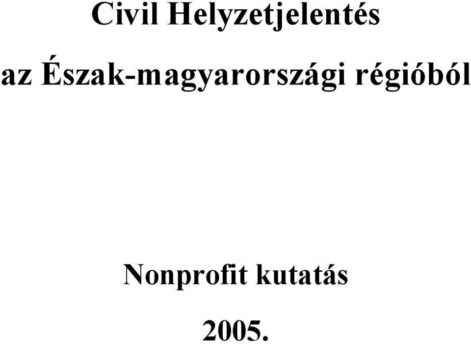 Észak-magyarországi