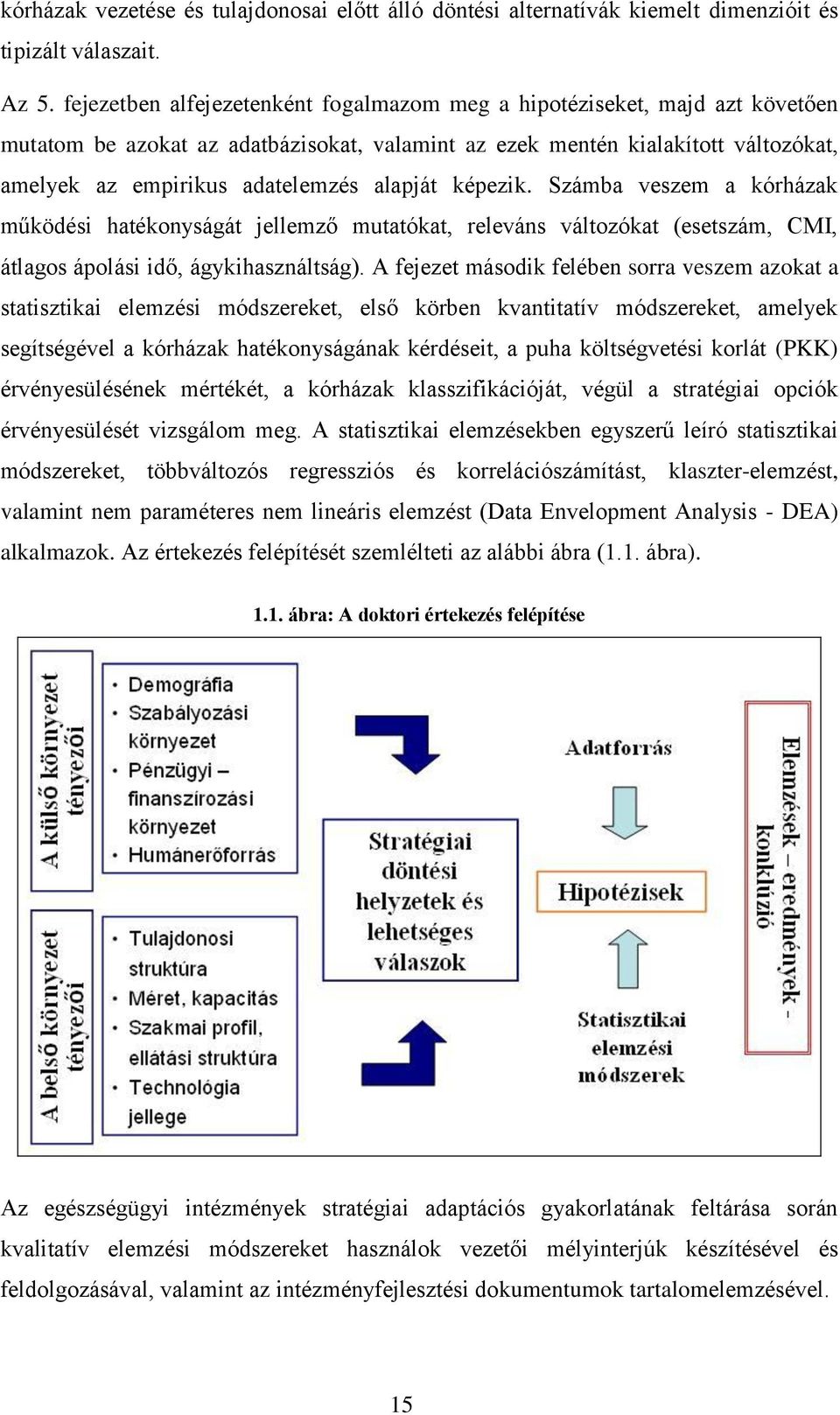 alapját képezik. Számba veszem a kórházak működési hatékonyságát jellemző mutatókat, releváns változókat (esetszám, CMI, átlagos ápolási idő, ágykihasználtság).