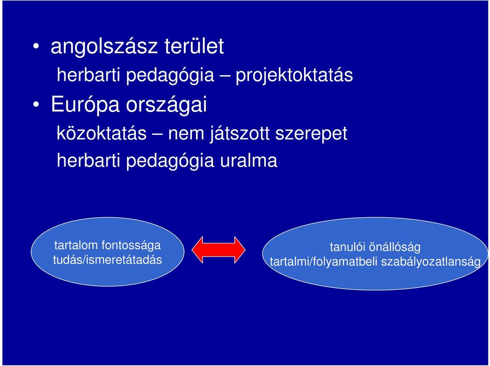 herbarti pedagógia uralma tartalom fontossága