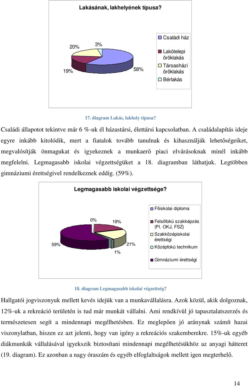 A családalapítás ideje egyre inkább kitolódik, mert a fiatalok tovább tanulnak és kihasználják lehetőségeiket, megvalósítják önmagukat és igyekeznek a munkaerő piaci elvárásoknak minél inkább