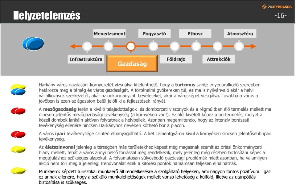 A történelmi gyökereken túl, ez ma is nyilvánvaló akár a helyi vállalkozások szerkezetét, akár az önkormányzati bevételeket, akár a városképet vizsgálva.