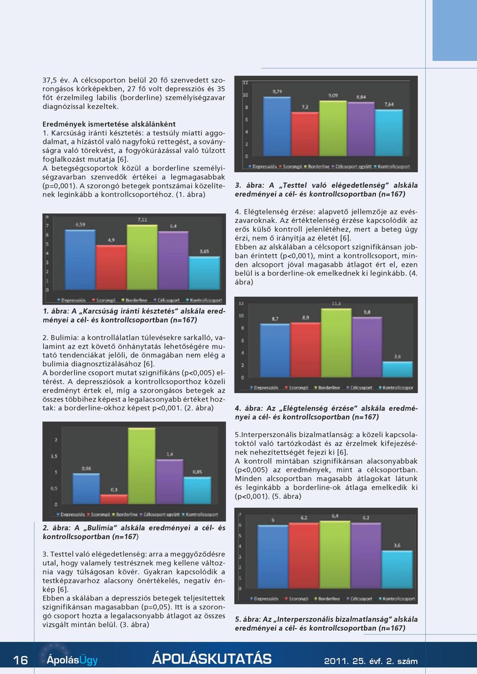 Karcsúság iránti késztetés: a testsúly miatti aggodalmat, a hízástól való nagyfokú rettegést, a soványságra való törekvést, a fogyókúrázással való túlzott foglalkozást mutatja [6].