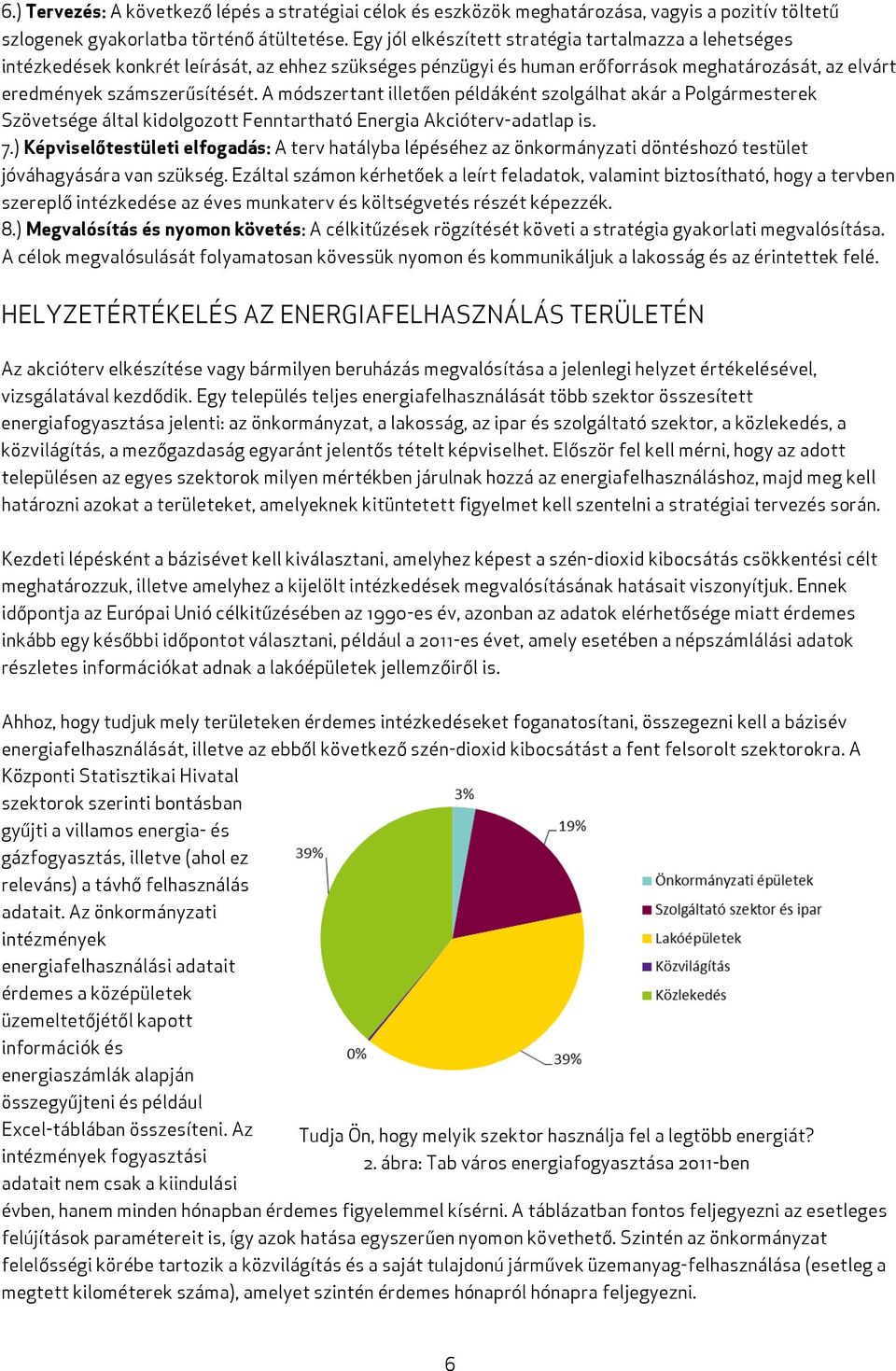 A módszertant illetően példáként szolgálhat akár a Polgármesterek Szövetsége által kidolgozott Fenntartható Energia Akcióterv-adatlap is. 7.