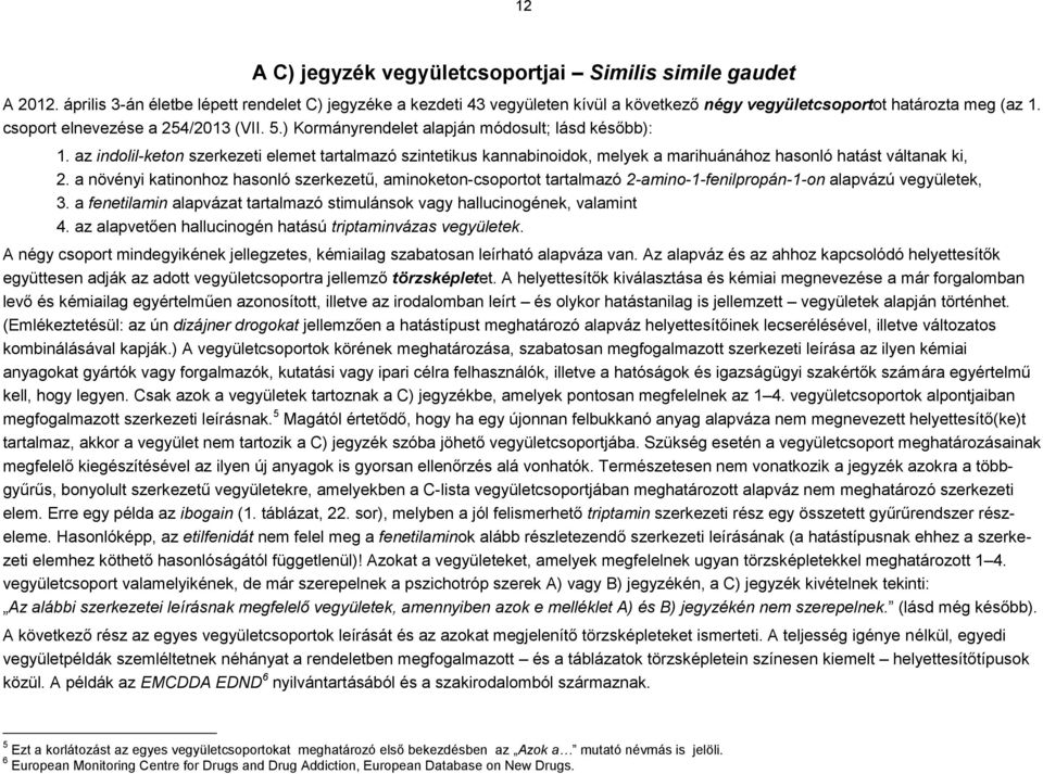 az indolil-keton szerkezeti elemet tartalmazó szintetikus kannabinoidok, melyek a marihuánához hasonló hatást váltanak ki, 2.