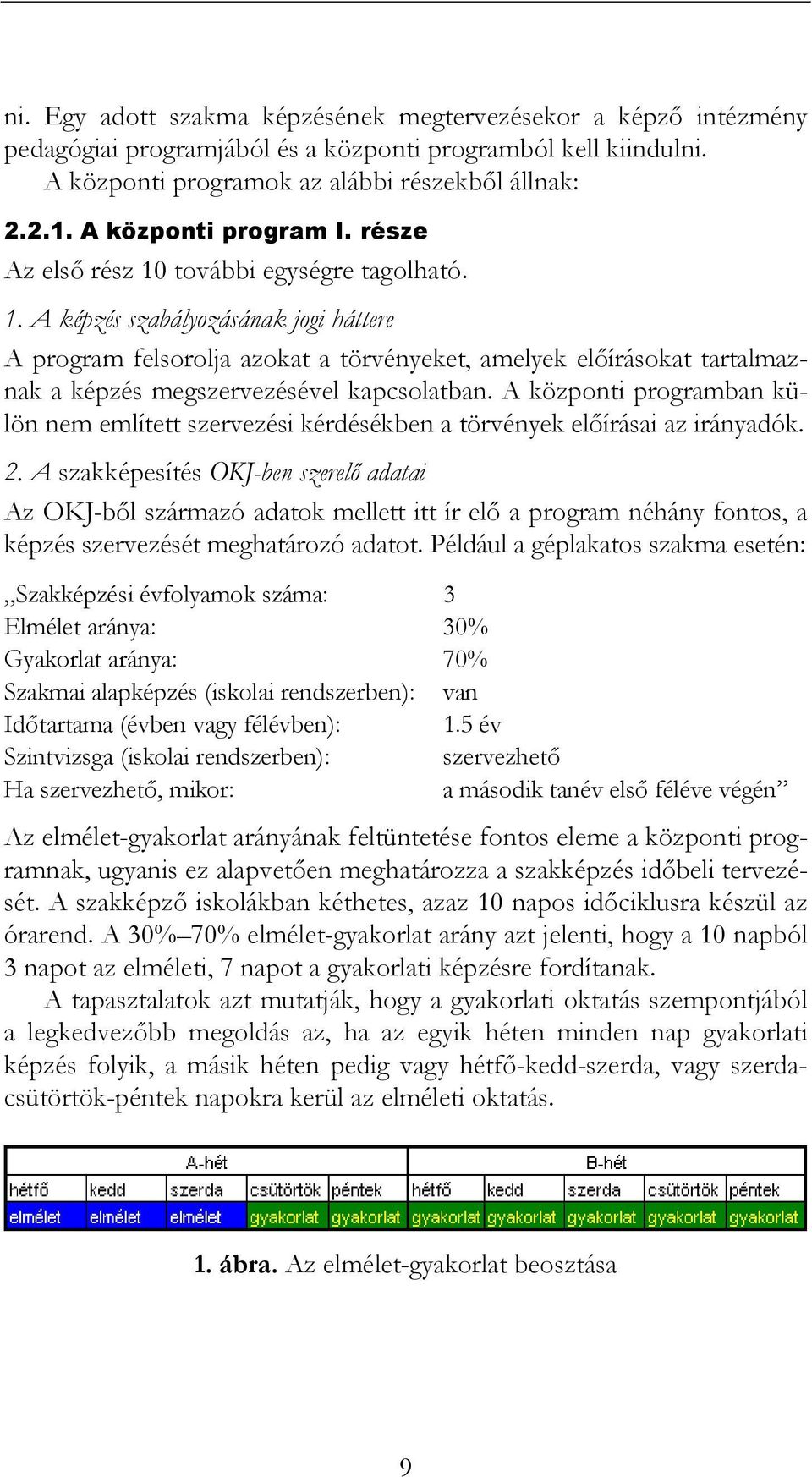 A központi programban külön nem említett szervezési kérdésékben a törvények elıírásai az irányadók. 2.