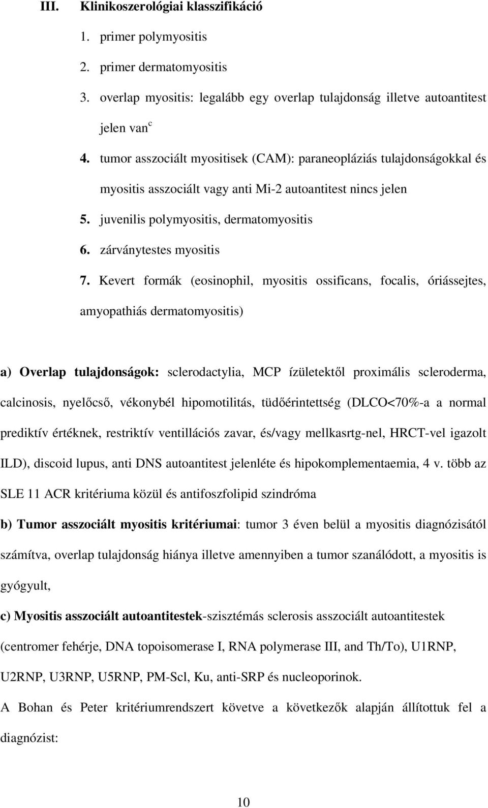 zárványtestes myositis 7.