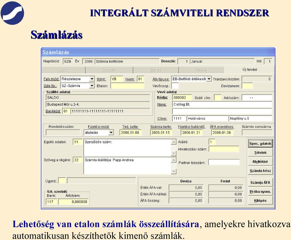 összeállítására, amelyekre