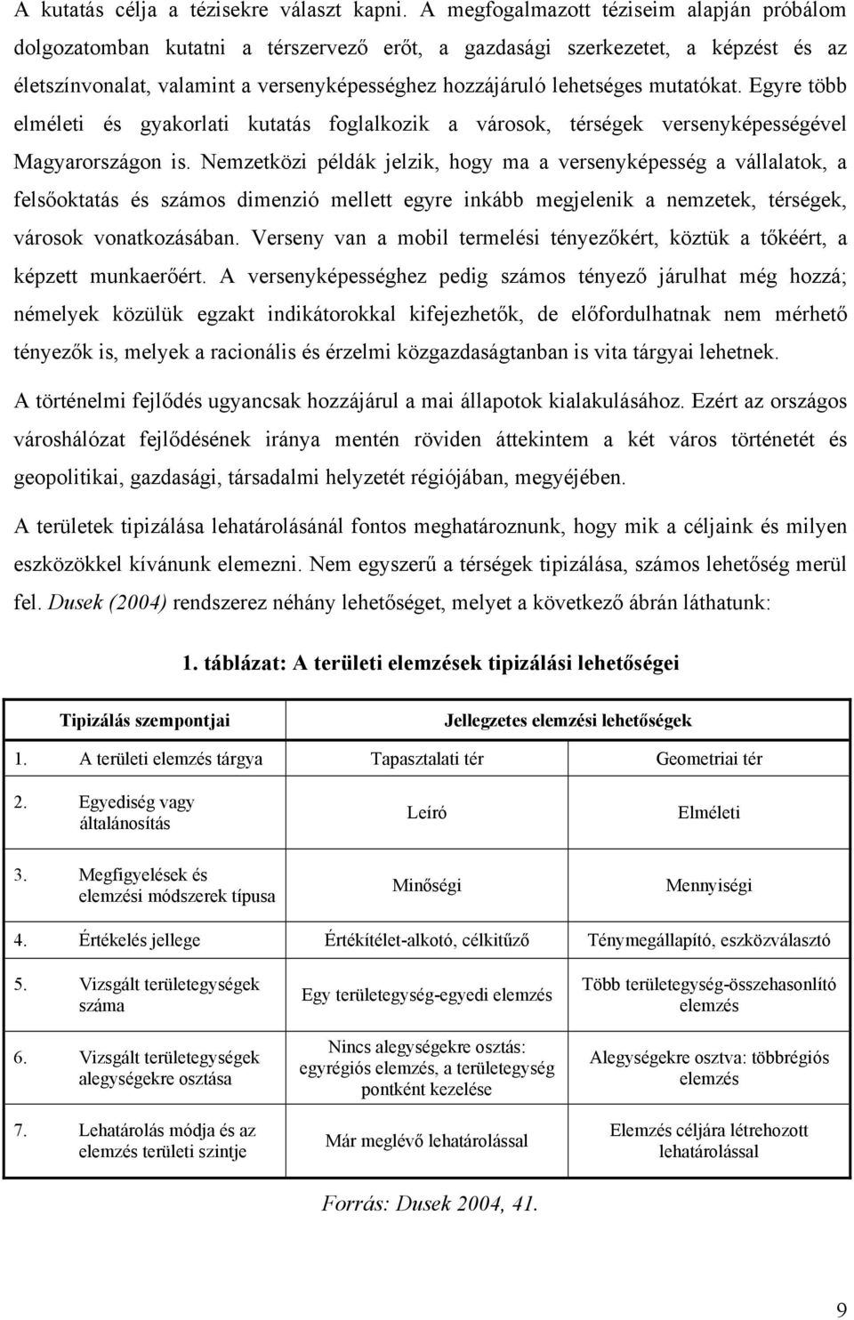 mutatókat. Egyre több elméleti és gyakorlati kutatás foglalkozik a városok, térségek versenyképességével Magyarországon is.