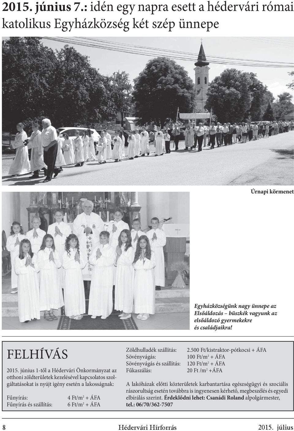 FELHÍVÁS 2015.