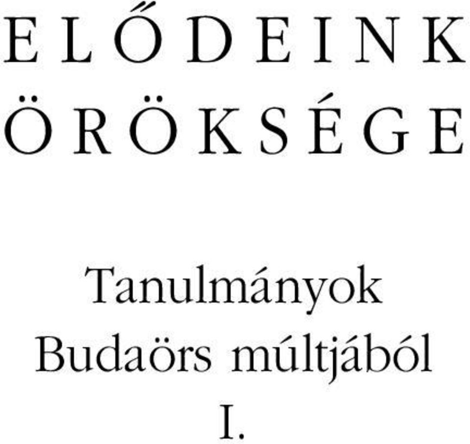 Tanulmányok