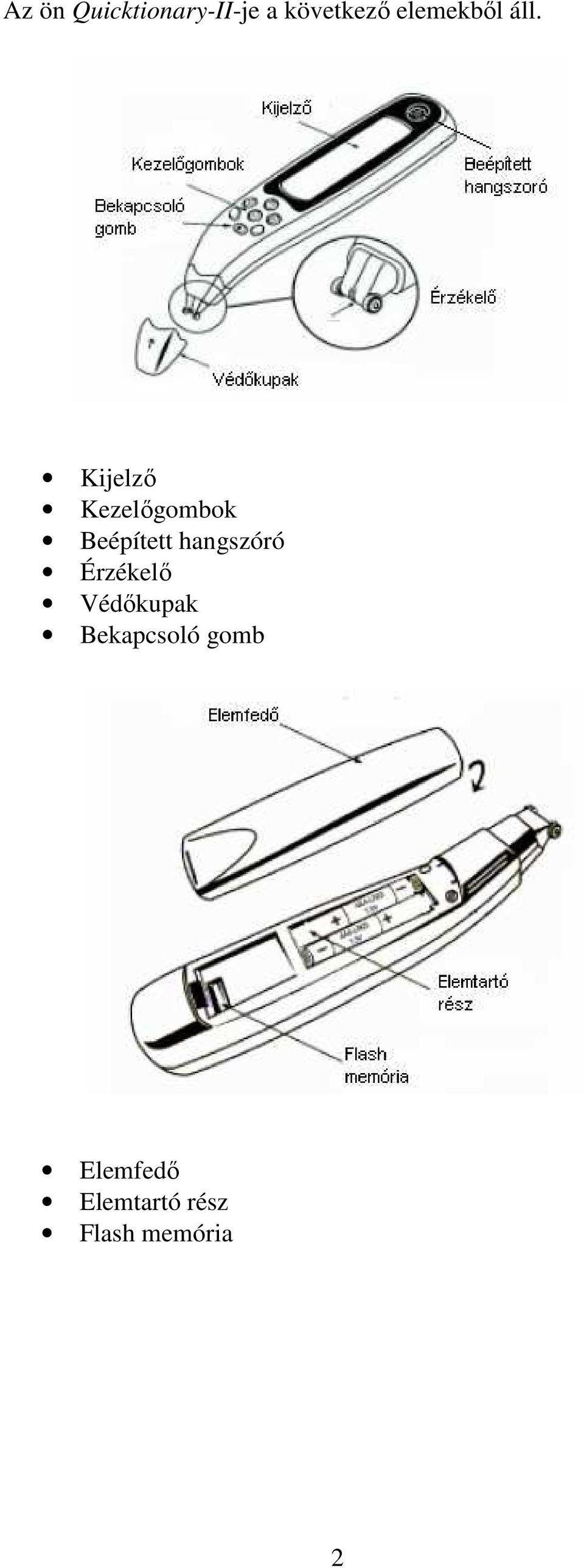 Kijelzı Kezelıgombok Beépített hangszóró