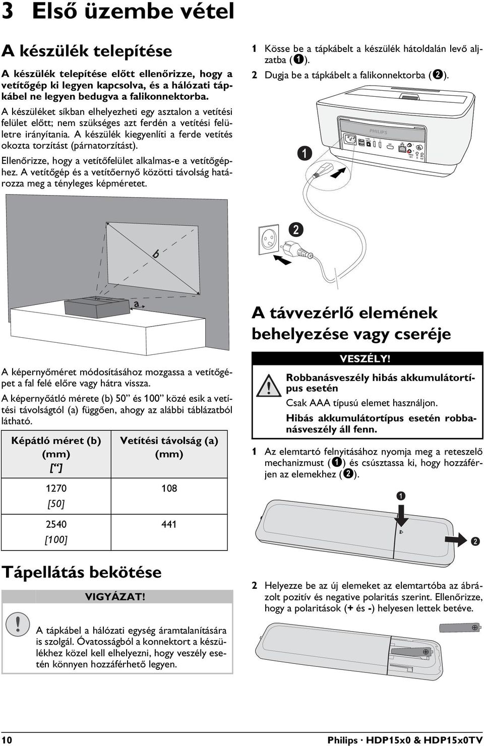 A készülék kiegyenlíti a ferde vetítés okozta torzítást (párnatorzítást). Ellenőrizze, hogy a vetítőfelület alkalmas-e a vetítőgéphez.