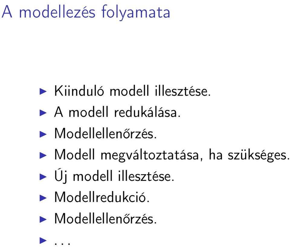 Modellellenőrzés.