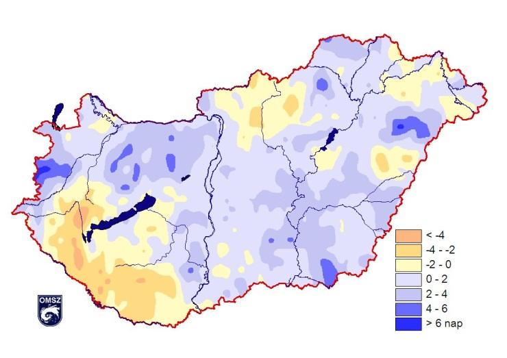 R / napok száma R > 20 mm Megfigyelt csapadék szélsőségek 1901 2010 1960 2010