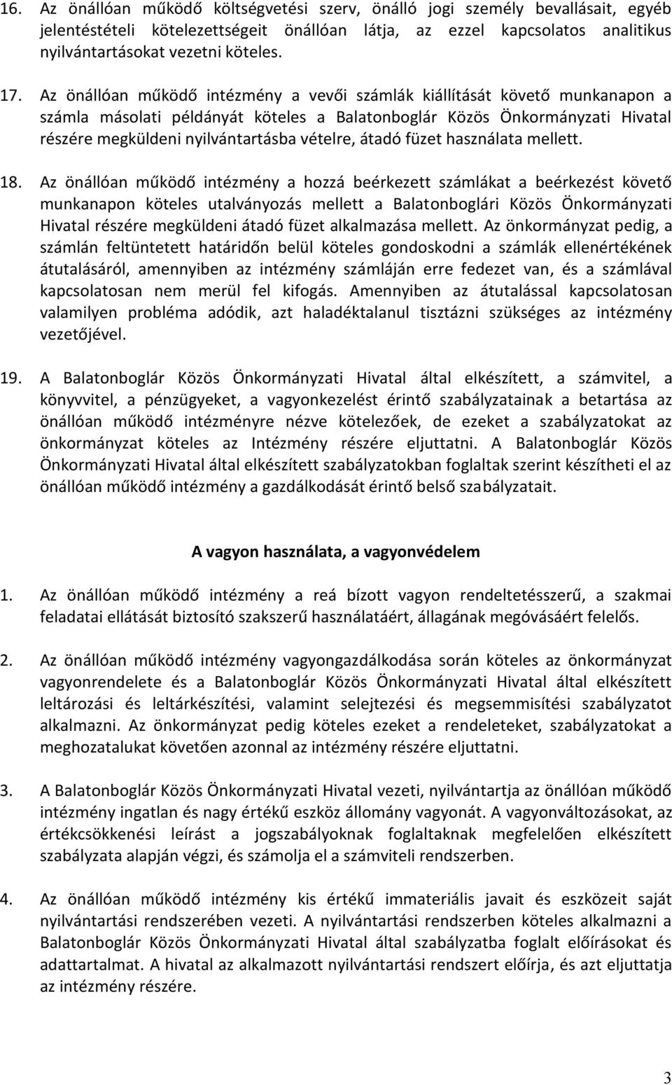 vételre, átadó füzet használata mellett. 18.