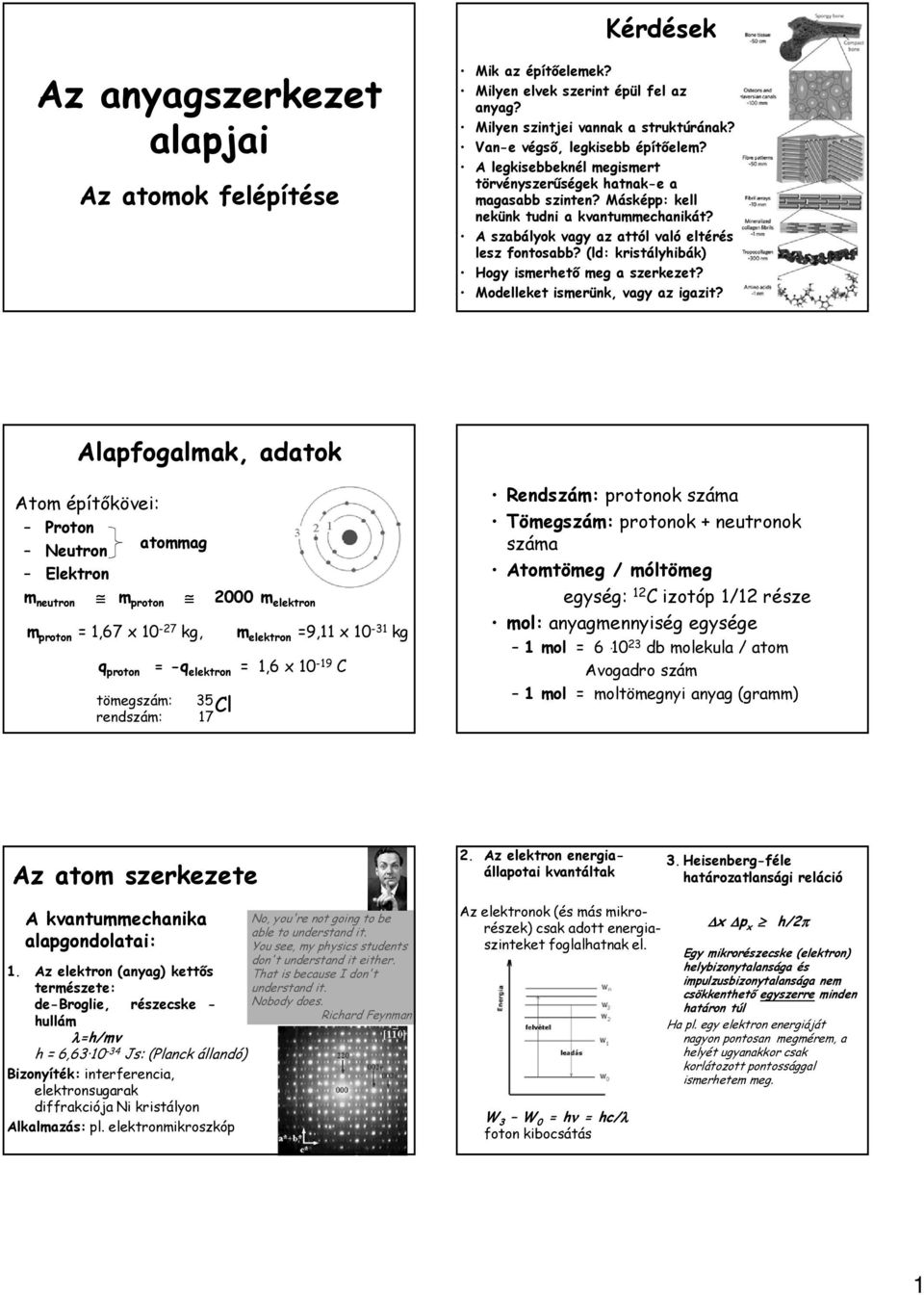 (ld: kristályhibák) Hogy ismerhető meg a szerkezet? Modelleket ismerünk, vagy az igazit?