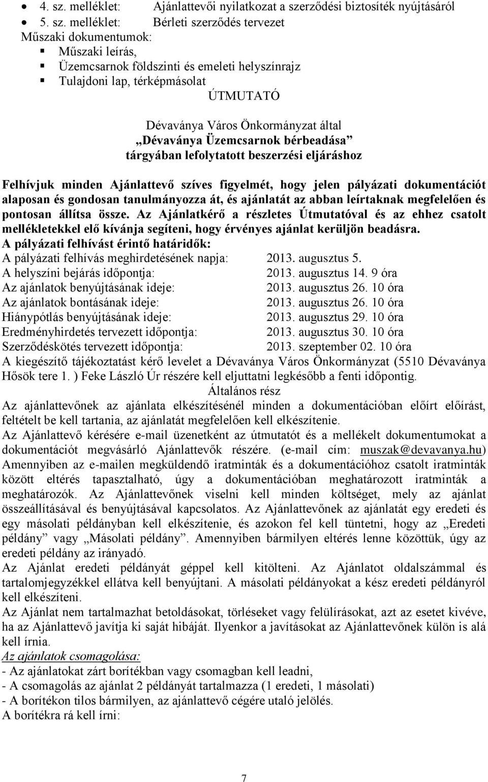 rződési biztosíték nyújtásáról 5. sz.