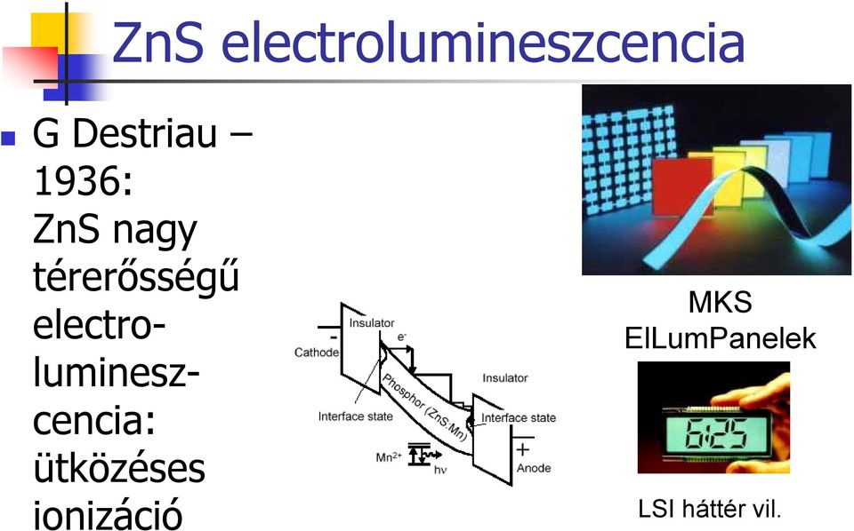 térerősségű electrolumineszcencia:
