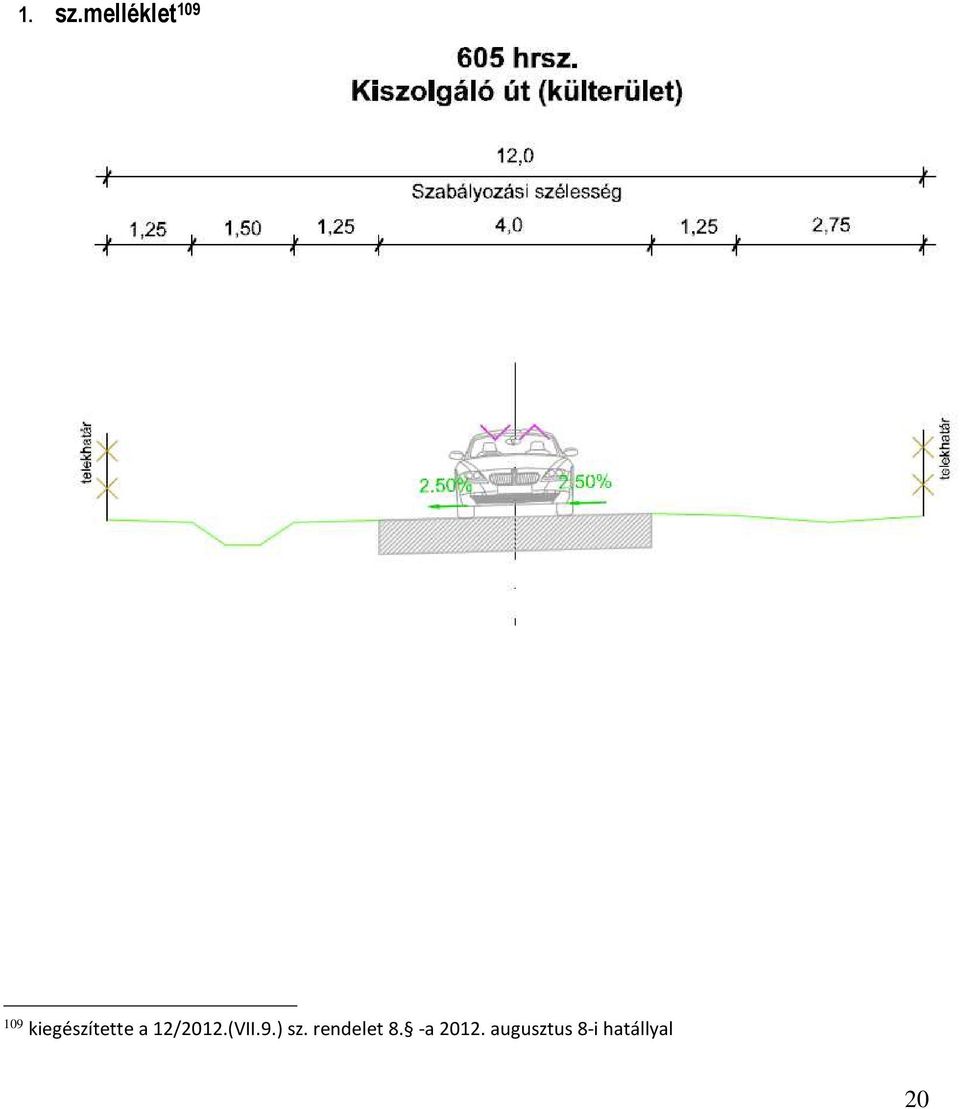 kiegészítette a 12/2012.