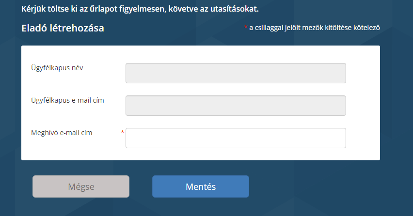 A beváltói kezdőoldalon a középső részen található az Eladók felirat. Az alatta lévő Szerkesztés gombbal pedig a Kereskedő eladókat adhat hozzá, törölhet, vagy szerkesztheti státuszukat.