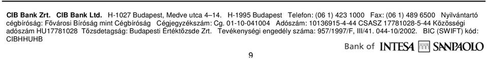 01-10-041004 Adószám: