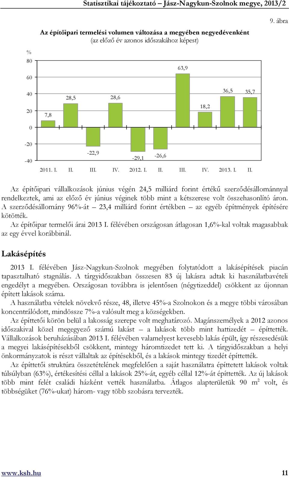 III. IV. 2013. I. II.