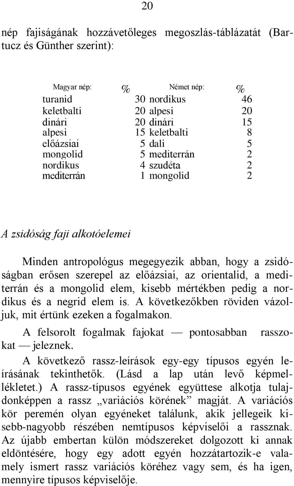 előázsiai, az orientalid, a mediterrán és a mongolid elem, kisebb mértékben pedig a nordikus és a negrid elem is. A következőkben röviden vázoljuk, mit értünk ezeken a fogalmakon.