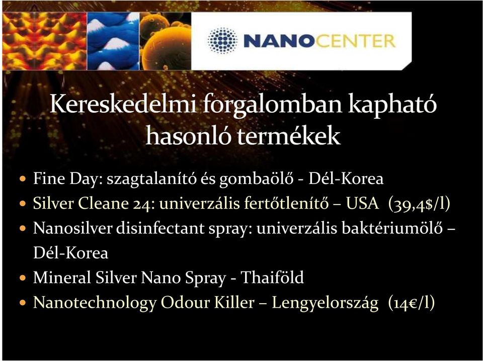 disinfectant spray: univerzális baktériumölő Dél-Korea Mineral