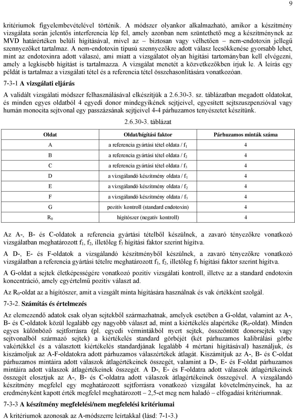 az biztosan vagy vélhetően nem-endotoxin jellegű szennyezőket tartalmaz.