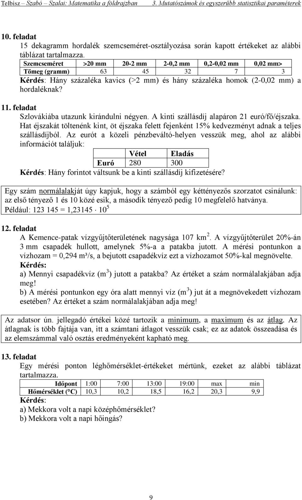 feladat Szlovákiába utazunk kirándulni négyen. A kinti szállásdíj alapáron 21 euró/fő/éjszaka. Hat éjszakát töltenénk kint, öt éjszaka felett fejenként 15% kedvezményt adnak a teljes szállásdíjból.