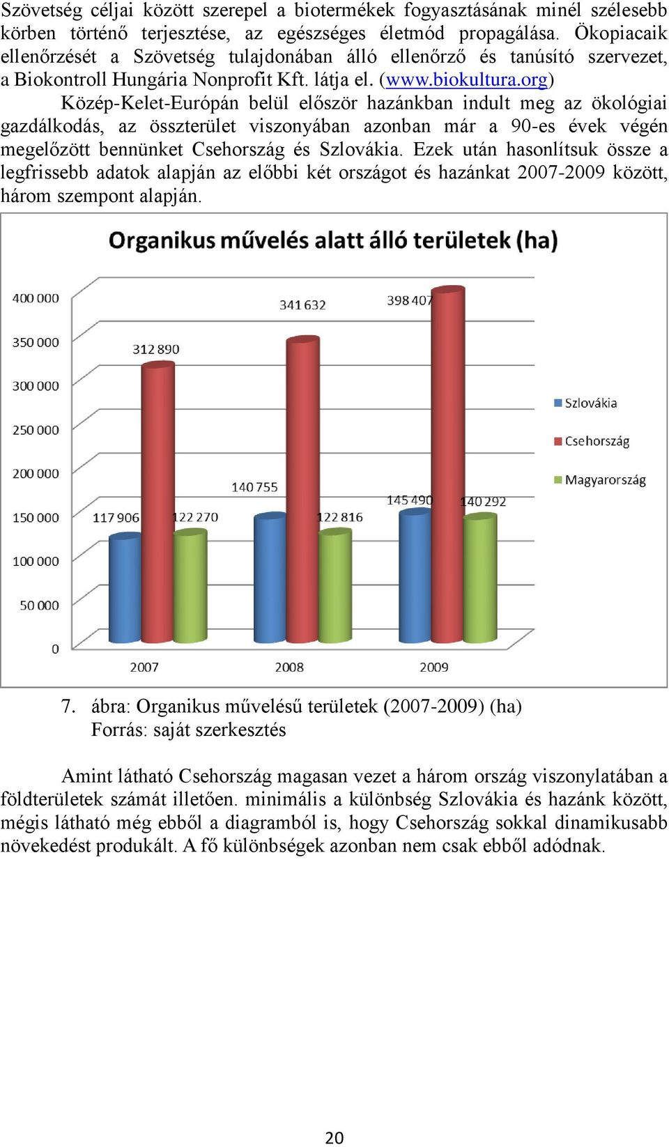 org) Közép-Kelet-Európán belül először hazánkban indult meg az ökológiai gazdálkodás, az összterület viszonyában azonban már a 90-es évek végén megelőzött bennünket Csehország és Szlovákia.