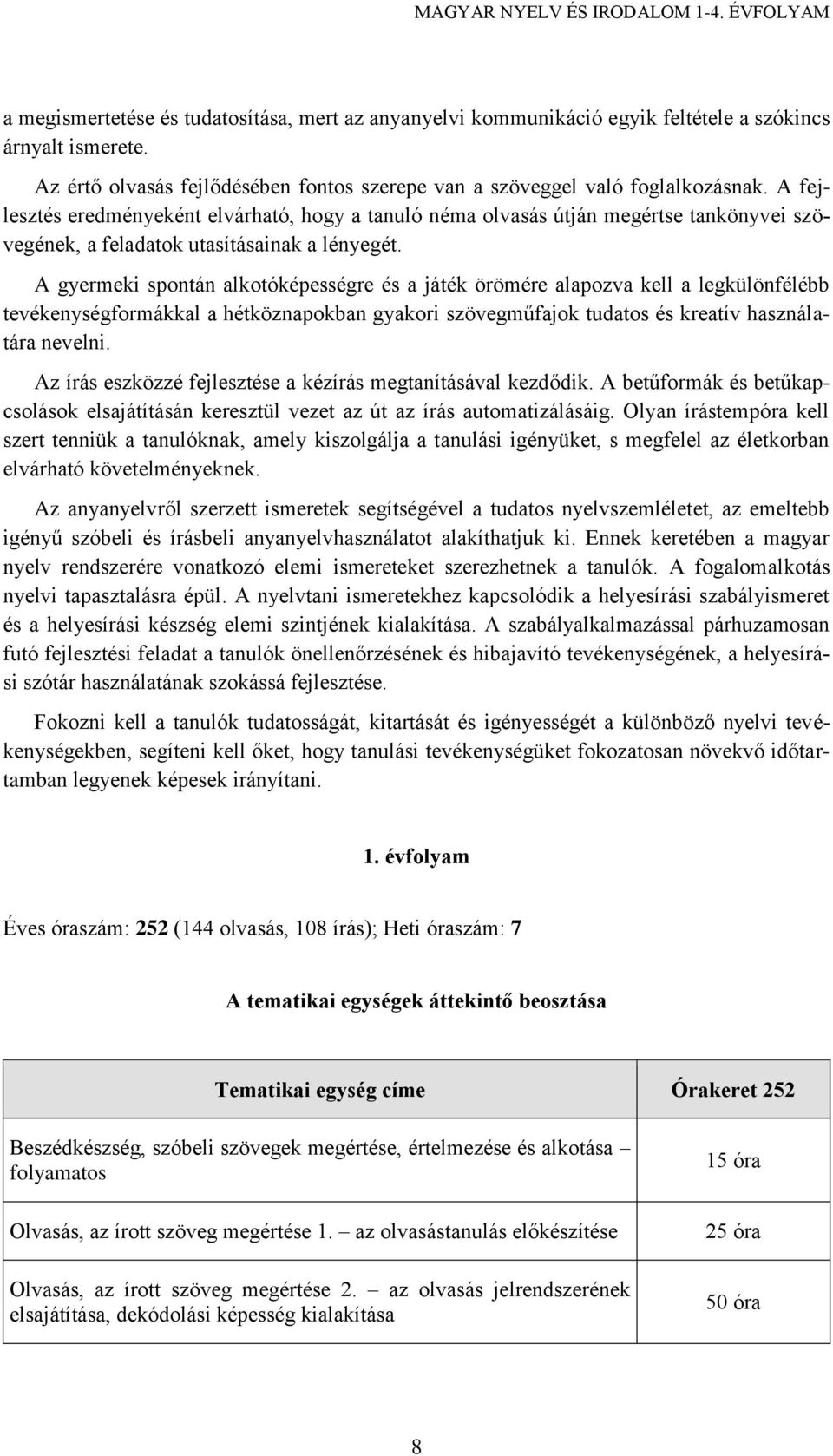 A gyermeki spontán alkotóképességre és a játék örömére alapozva kell a legkülönfélébb tevékenységformákkal a hétköznapokban gyakori szövegműfajok tudatos és kreatív használatára nevelni.