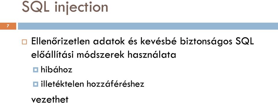 előállítási módszerek használata