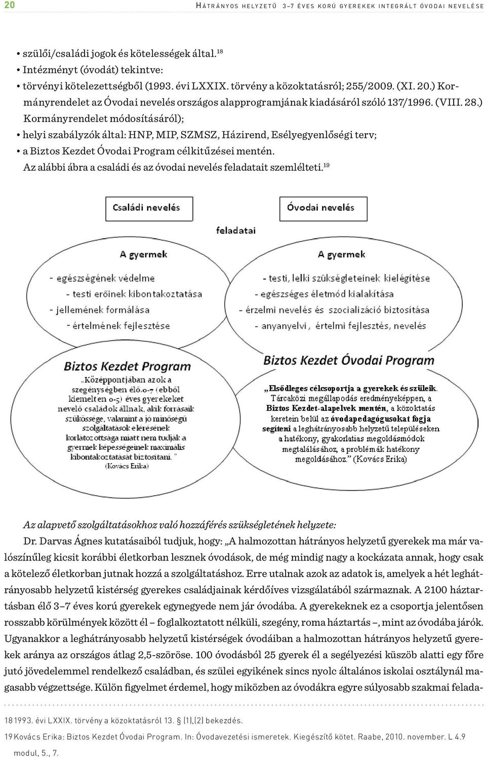 ) Kormányrendelet az Óvodai nevelés országos alapprogramjának kiadásáról szóló 137/1996. (VIII. 28.