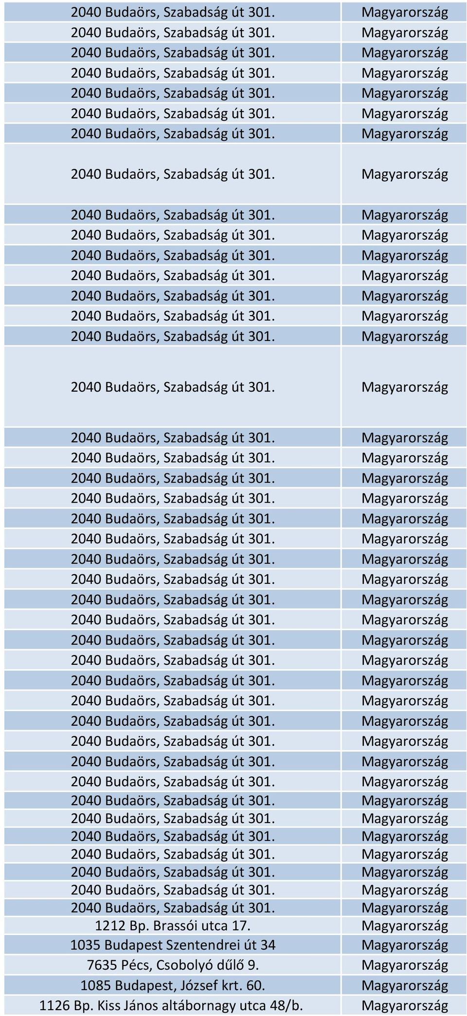 Kiss János altábornagy utca 48/b. Magyarország