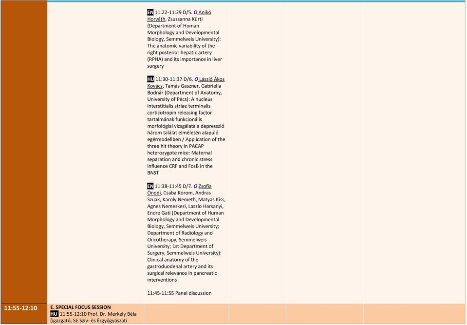 importance in liver surgery HU 11:30-11:37 D/6.