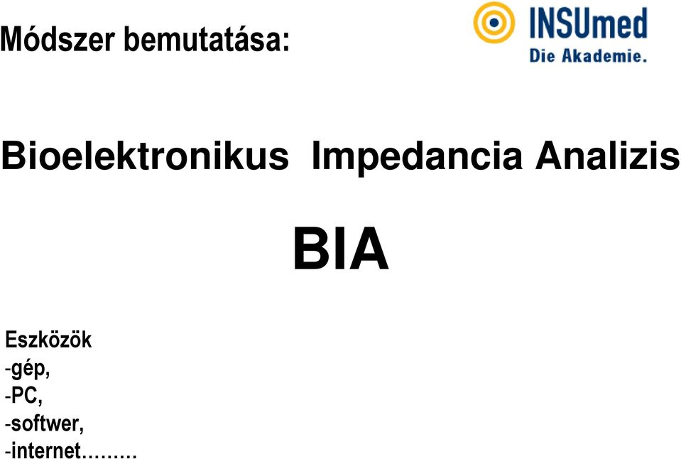 Impedancia Analizis BIA