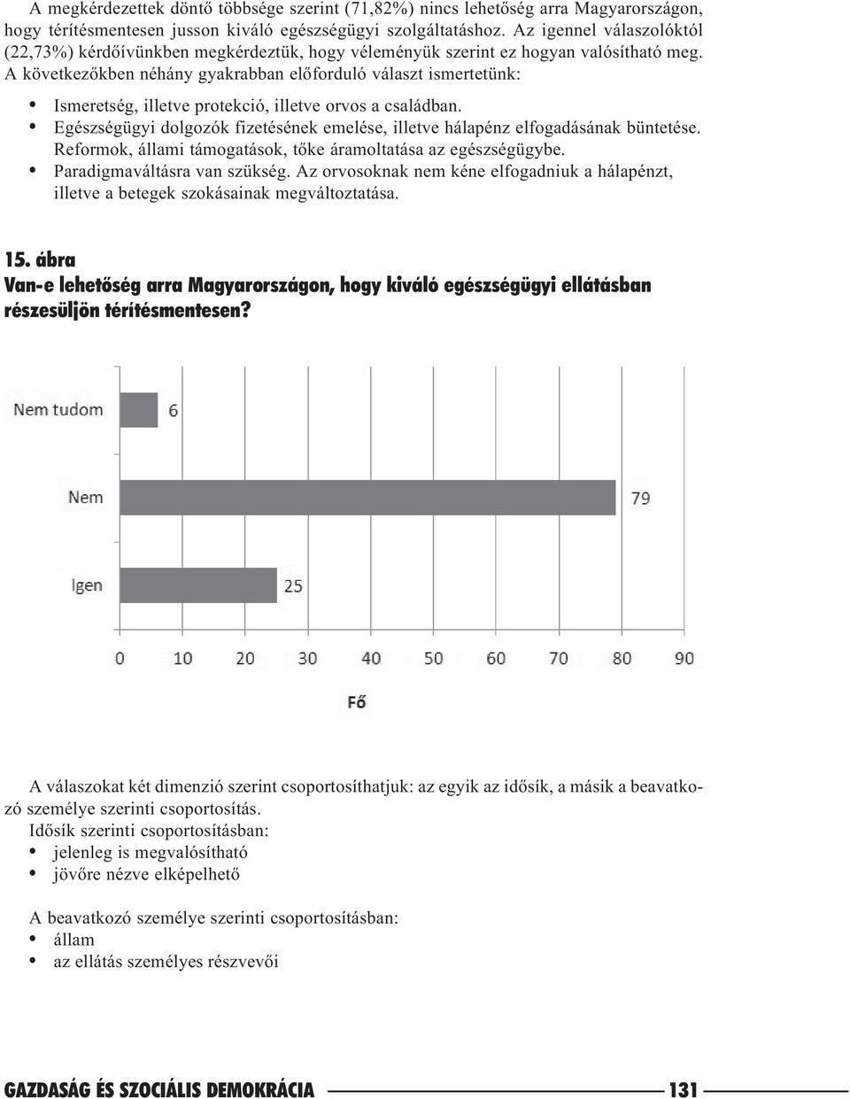 A következõkben néhány gyakrabban elõforduló választ ismertetünk: Ismeretség, illetve protekció, illetve orvos a családban.