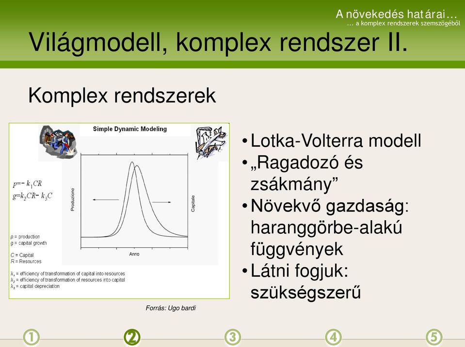 Lotka-Volterra modell Ragadozó és zsákmány