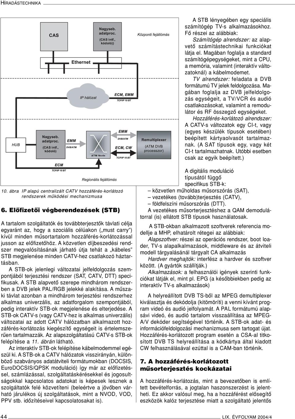 Magában foglalja az DVB jelfeldolgozás egységeit, a TV/VCR és audió csatlakozásokat, valamint a remodulátor és RF összegzô egységeket.