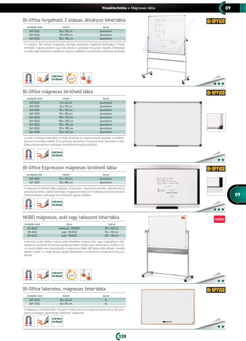 tárolhatja Bi-Office mágneses tábla keret 69-00 45 x 60 cm alumínium 69-004 60 x 90 cm alumínium 69-006 90 x 0 cm alumínium 69-008 90 x 80 cm alumínium 69-000 00 x 50 cm alumínium 69-00 00 x 00 cm