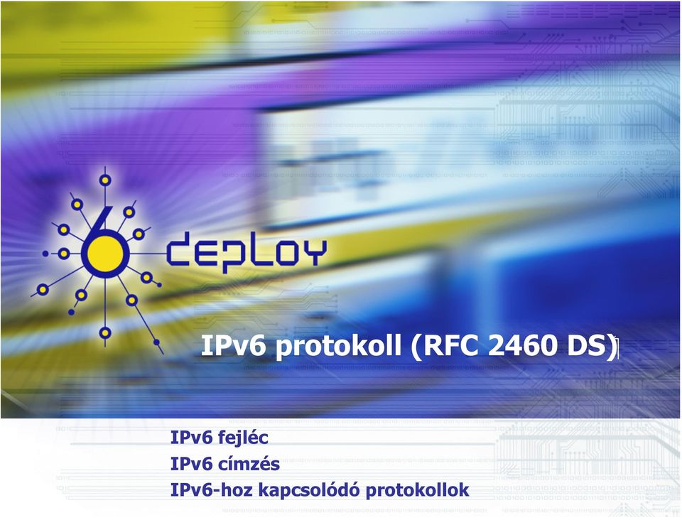 IPv6 címzés IPv6-hoz